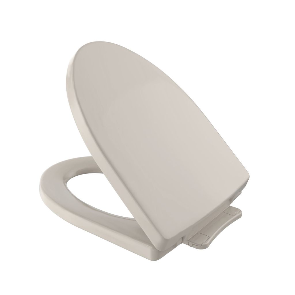 TOTO SS214 Soiree SoftClose Elongated Toilet Seat Bone 1