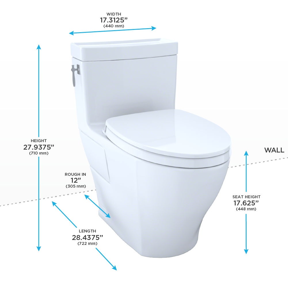 TOTO MS626124CEFG Aimes One Piece Elongated Toilet WASHLET Connection Sedona Beige 4