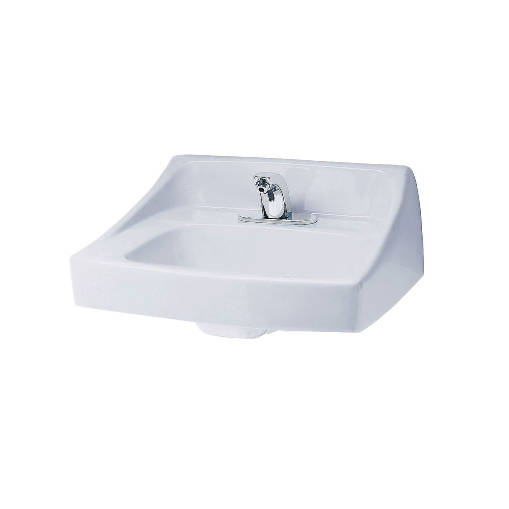 TOTO LT307 Commercial Wall Mount Lavatory Cotton 1