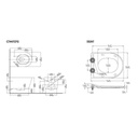 TOTO CWT447247CMFG RP Wall Hung Toilet In Wall Tank System White 2