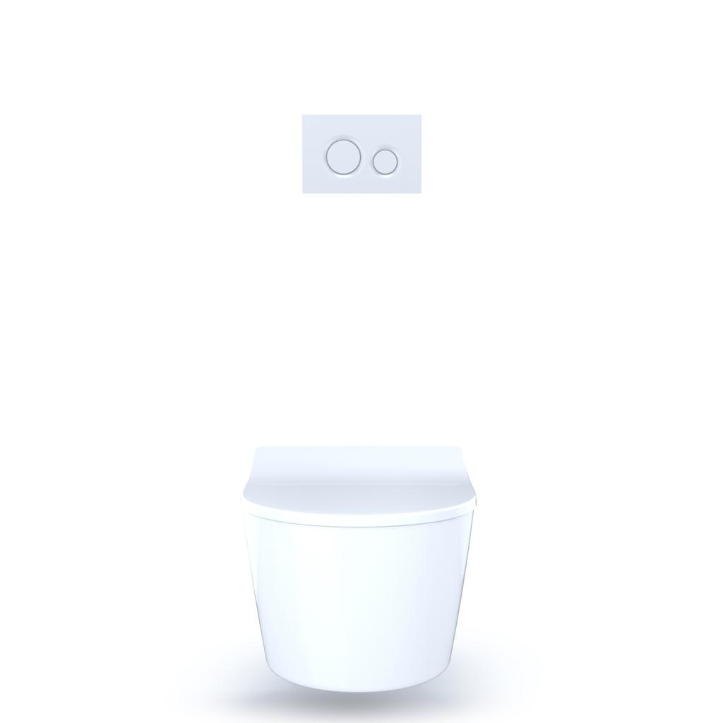 TOTO CWT447247CMFG RP Wall Hung Toilet In Wall Tank System White 3
