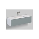 Alape 5167510000 WP.FO6 Rectangular Washplace Grey Fossil 1