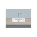 Alape 3205000000 AB.R585.1 Sit-on Basin Rectangular White 1