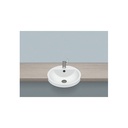 Alape 2900000000 HB.S450H Semi-recessed Basin Round White 1