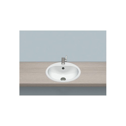 Alape 2005000000 EW 3 Built-in Basin Round White 1