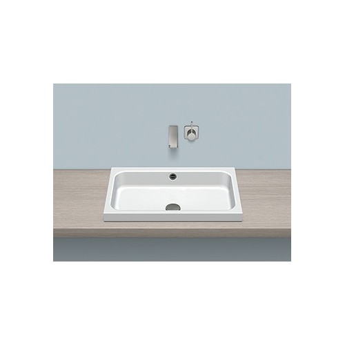 Alape 3230700000 AB.SR650 Sit-on Basin Rectangular White 1