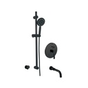 ALT 91426 Circo Thermone Tub Shower System Electro Black 1