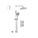 ALT 91082 Via Dante Thermostatic Shower System 2 Functions Chrome 1