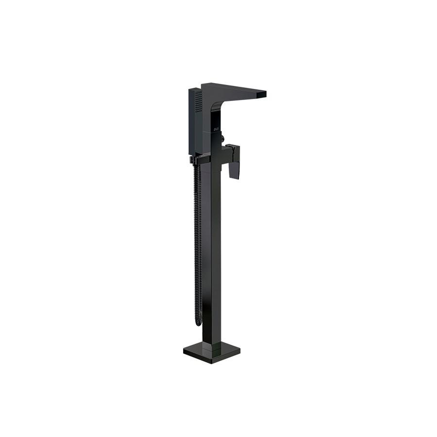 ALT 20787 Riga Floormount Tub Filler Handshower Electro Black 1