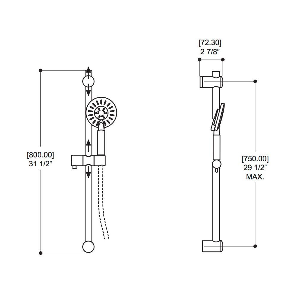 ALT 91423 Circo Thermone Shower System Electro Black 2