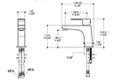 ALT 20770 Riga Single Hole Lavatory Faucet Chrome 2