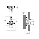 ALT 61164 Pressure Balance Valve With Diverter NPT 2