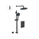 ALT 91082 Via Dante Thermostatic Shower System 2 Functions Electro Black 1