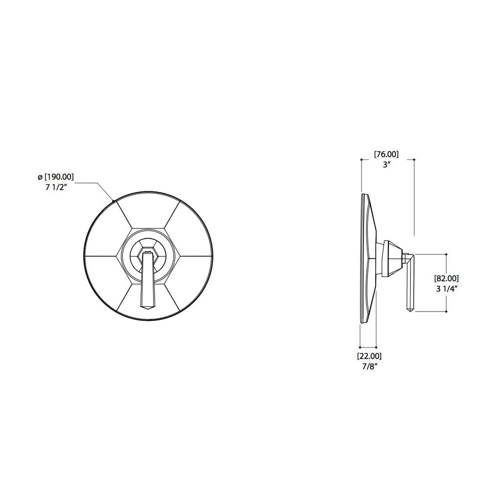 ALT 25231 Baton Rouge Thermone Trim Kit Chrome 2