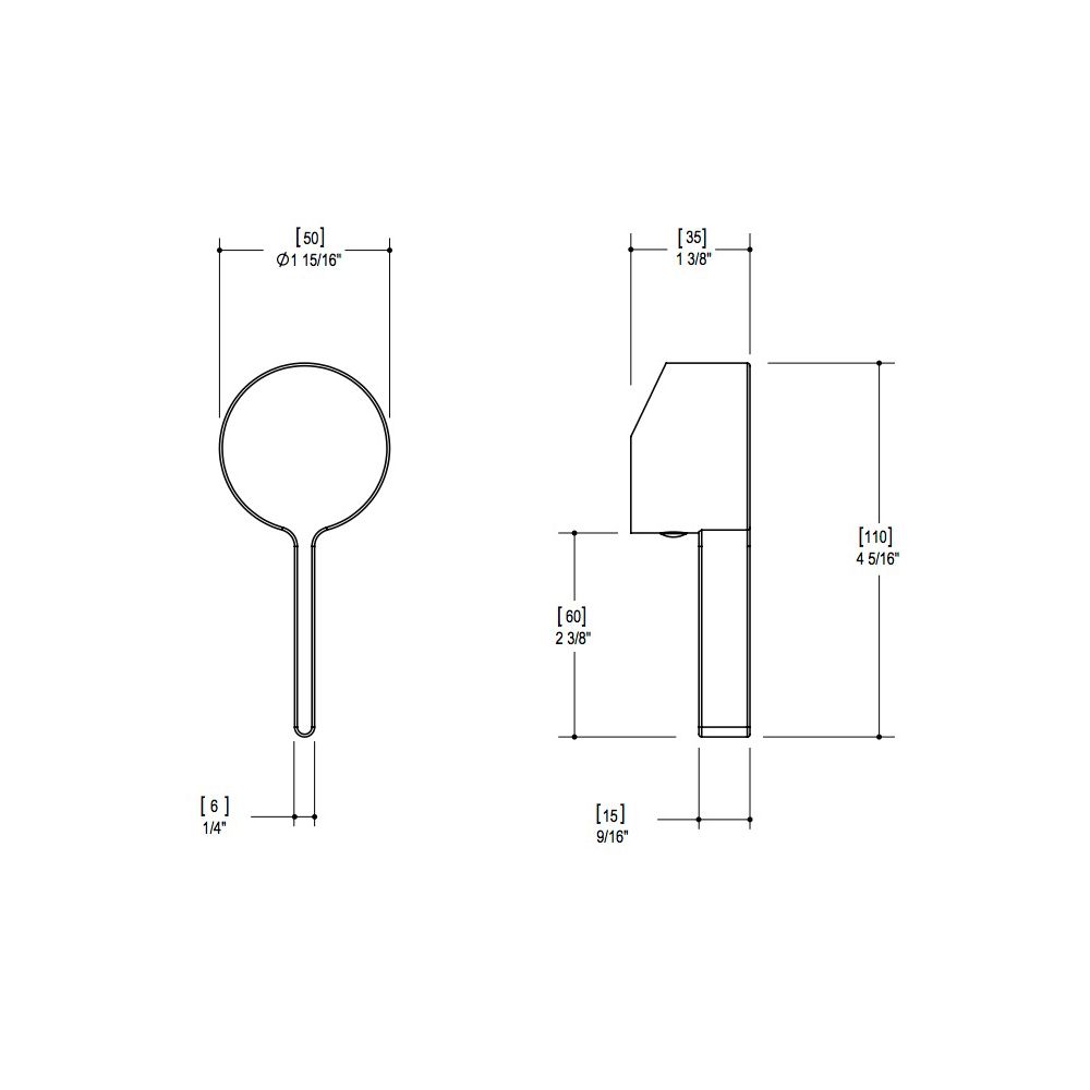 Aquabrass 37373 Pressure Balance Handles Blade Handle For Pressure Balance Valve Polished Chrome 2