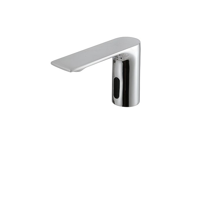 Aquabrass 92064 Alpha Touchless Single Hole Lavatory Faucet Brushed Nickel 1