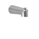 Aquabrass 11812 Tub Spouts 7 Round Tub Spout With Diverter Polished Chrome 1