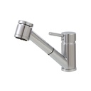 Aquabrass 20343 Tapas Pull Out Dual Steam Mode Kitchen Faucet Polished Chrome 1