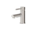 Aquabrass 27414 Geo Single Hole Lavatory Faucet Brushed Nickel 1