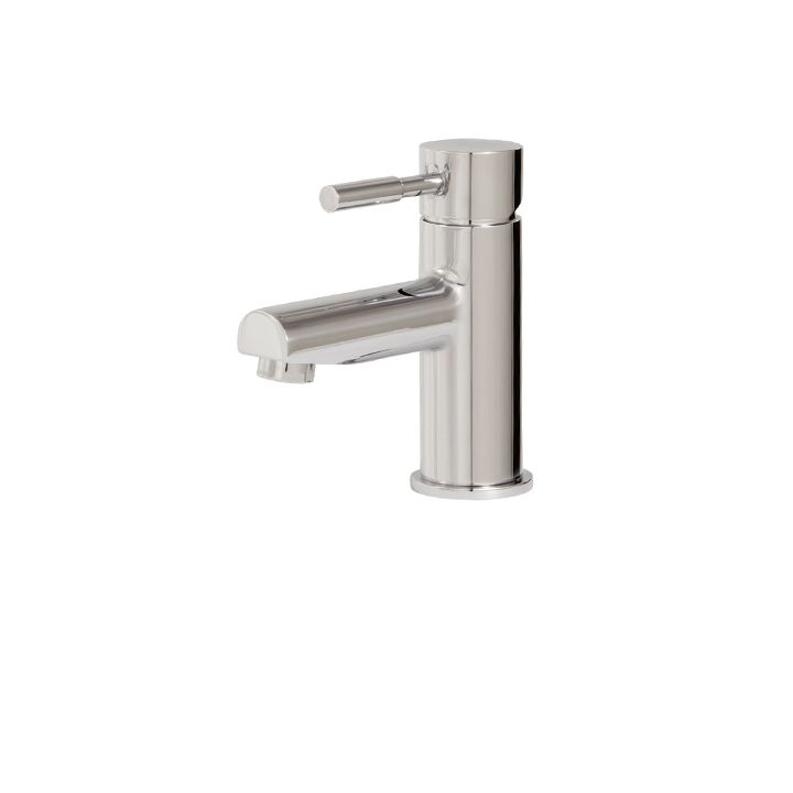 Aquabrass 27414 Geo Single Hole Lavatory Faucet Polished Chrome 1