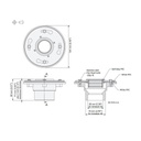 ACO 93871 PVC Drain Flange Coupling 2