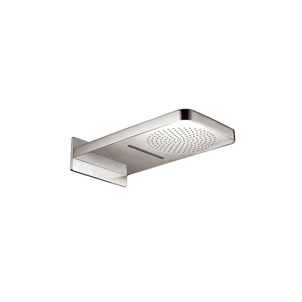 Aquabrass 2872 Aquasheet Wallmount Dual Function Rainhead Brushed Nickel 1