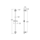 Aquabrass 12763 Classic Rail Polished Chrome 2