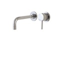 Aquabrass 61028 Volare Straight Wallmount Lavatory Faucet Polished Chrome 2