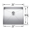 Blanco 401517 Quatrus R15 U 1 Medium Undermount Kitchen Sink 2