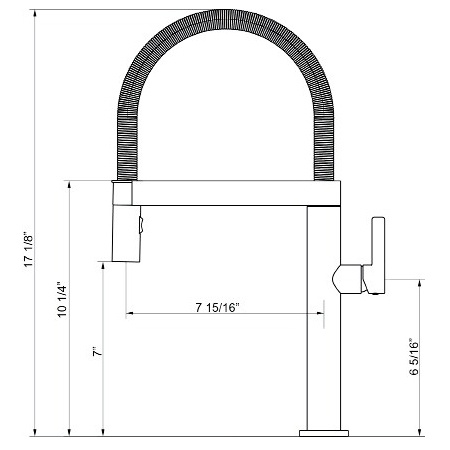 Blanco 401567 Blancoculina Mini Pull Down Dual Spray Kitchen Faucet 3