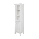 Fairmont Designs 1512-HT1816 Shaker Americana 18x16 Linen Hutch Polar White 1