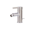 Aquabrass 68024 Blade Single Hole Bidet With Swivel Spray Brushed Nickel 1