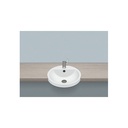 Alape 2900000000 HB.S450H Semi-recessed Basin Round White 1