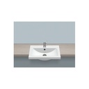 Alape 2700000000 HB.R585H Semi-recessed Basin Rectangular White 1