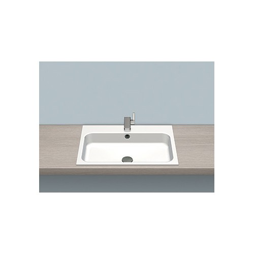 Alape 2219600000 EB.SR650H Built-in Basin Rectangular White 1