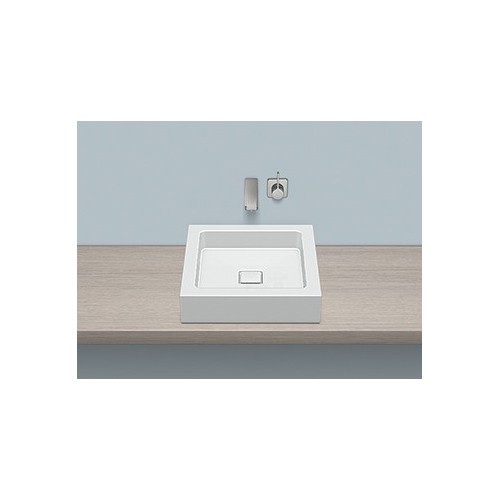 Alape 3302000000 AB.Q450.1 Sit-on Basin Square White 1