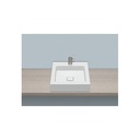 Alape 3304000000 AB.Q450H.1 Sit-on Basin Square White 1