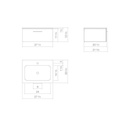 Alape 5139620611 Unit.SR1 Washplace Rectangular White 2