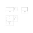 Alape 5139620611 Unit.SR1 Washplace Rectangular White 2