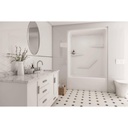 Mirolin TSH51 Hampton One Piece Tub Shower End 2" Drain Left 1
