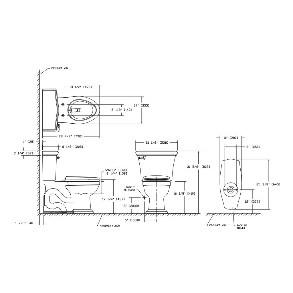 TOTO CST784EF Eco Clayton Two Piece Elongated Toilet Sedona Beige 4