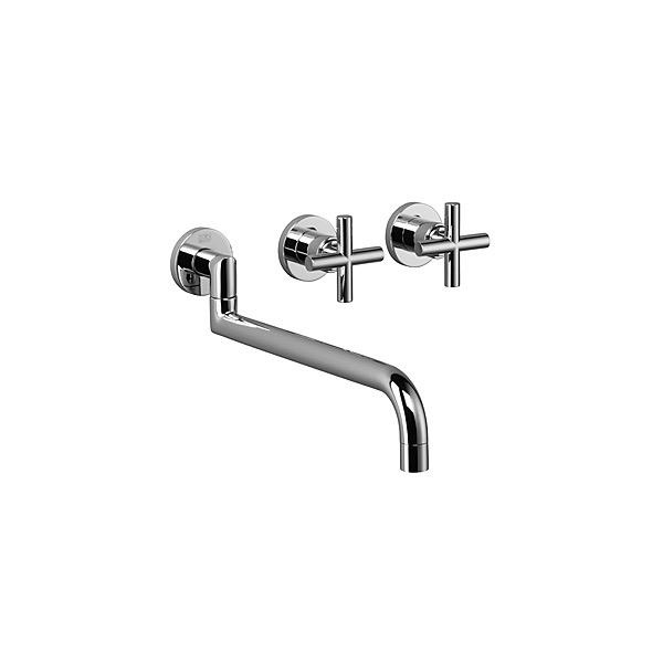 &lt;&lt; Dornbracht 36818892 Tara Wall Mounted Kitchen Faucet Platinum Matte