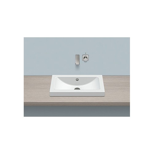 Alape 3205000000 AB.R585.1 Sit-on Basin Rectangular White