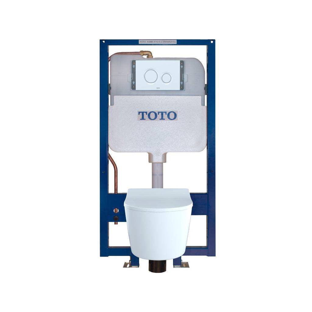 TOTO CWT447247CMFG RP Wall Hung Toilet In Wall Tank System White